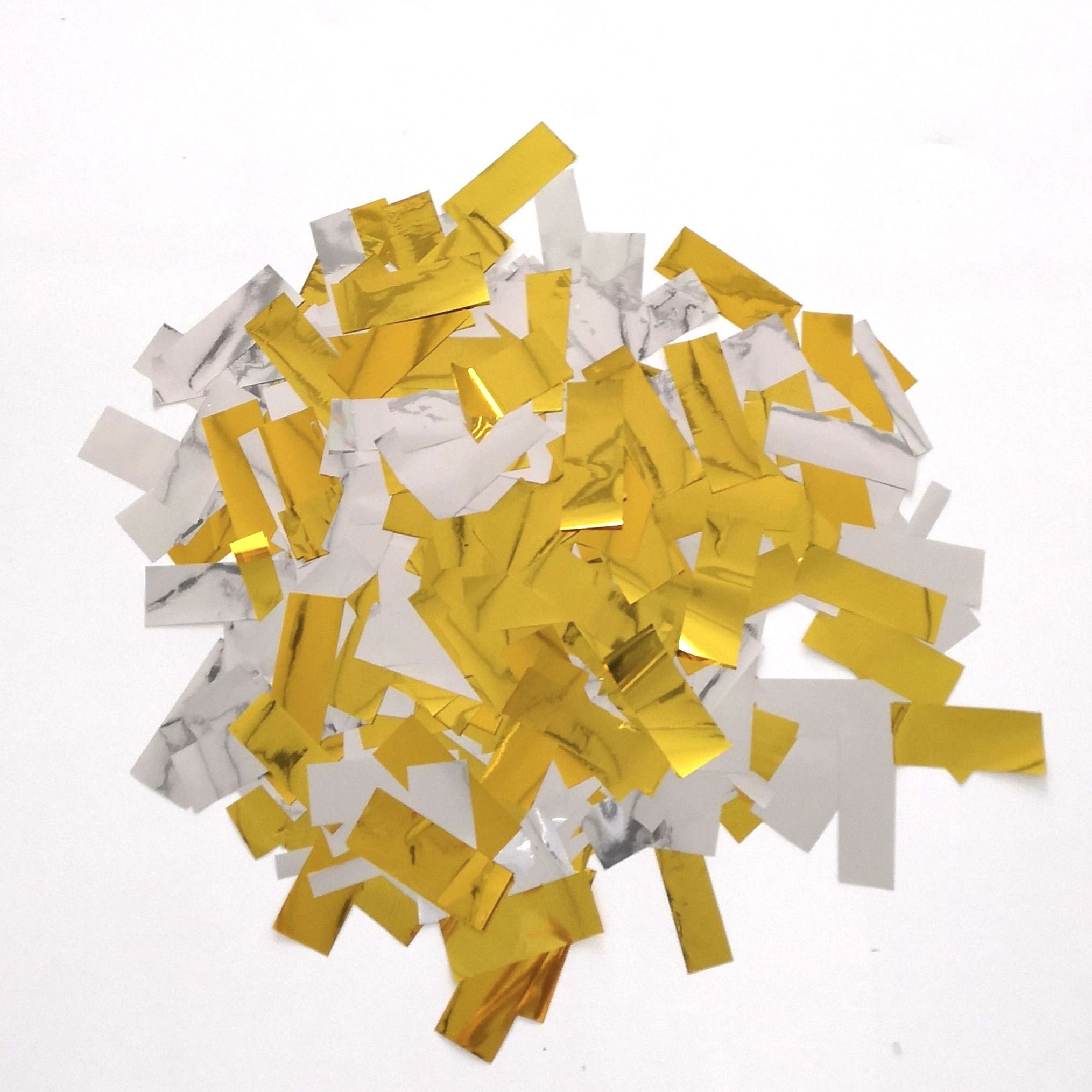 2024 New Designs OEM Personalized Biodegradable Gold Silver Metallic Foil Confetti Cannon Wedding Favors Party Popper