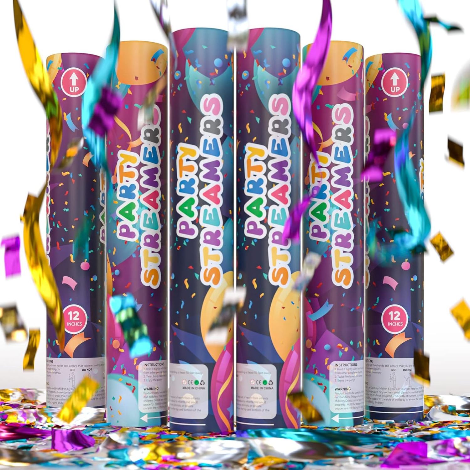 New Design Factory Paper Streamers Confetti Party Popper Confetti Cannon