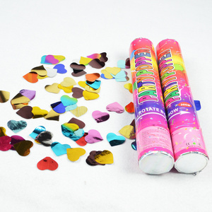 Factory Colorful Gold Foil Confetti Cannon Party Popper Happy Spray Cannon