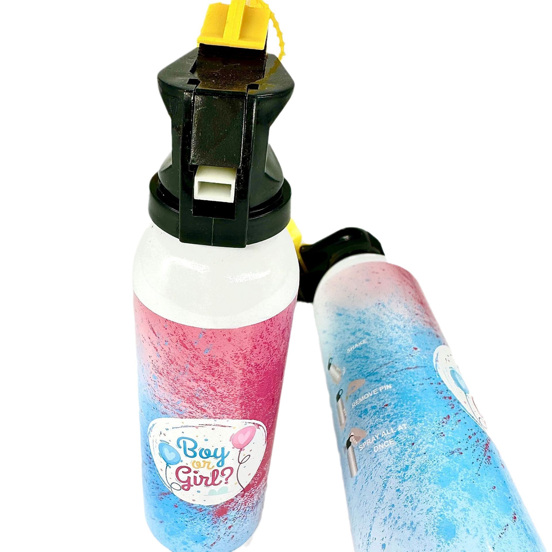 Boy or Girl Gender Reveal Extinguisher Blue&Pink Color Holi Powder Spray Blaster Smoke Blaster Powder Spray