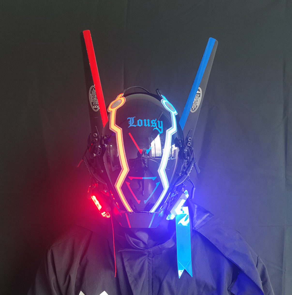 Guangzhou Namchi Hot Sale Amazing Robot Helmet Led Change Face Costumes Robotic Cosplay Costume Cosplay Suits