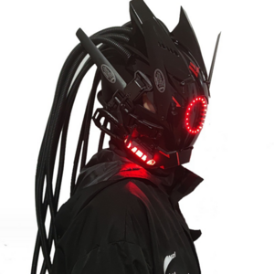 Guangzhou Namchi Hot Sale Amazing Robot Helmet Led Change Face Costumes Robotic Cosplay Costume Cosplay Suits