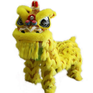 Hand Craft Lion Dance Normal Size China Two People Performance Lion Dance Costume For Children Lion Dance Party Carnival