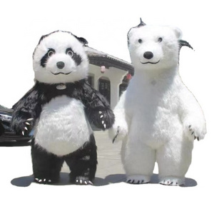 2022 Hot Sale  Party popular adult cartoon character Business Promotion cartoon Inflatable 2 M Panda  mascot costume