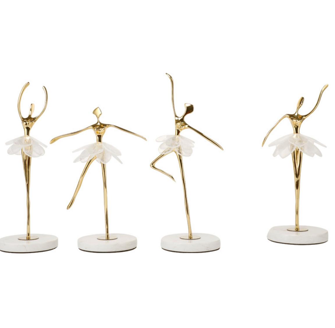 Resin Branch Office Statues Decor Home Ornament New Design Decor Decoration Desktop Crystal Ballerina Sculpture Girl Ballet