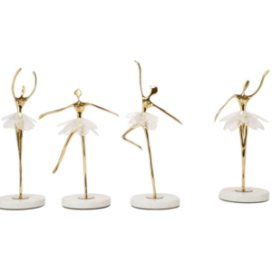 Resin Branch Office Statues Decor Home Ornament New Design Decor Decoration Desktop Crystal Ballerina Sculpture Girl Ballet