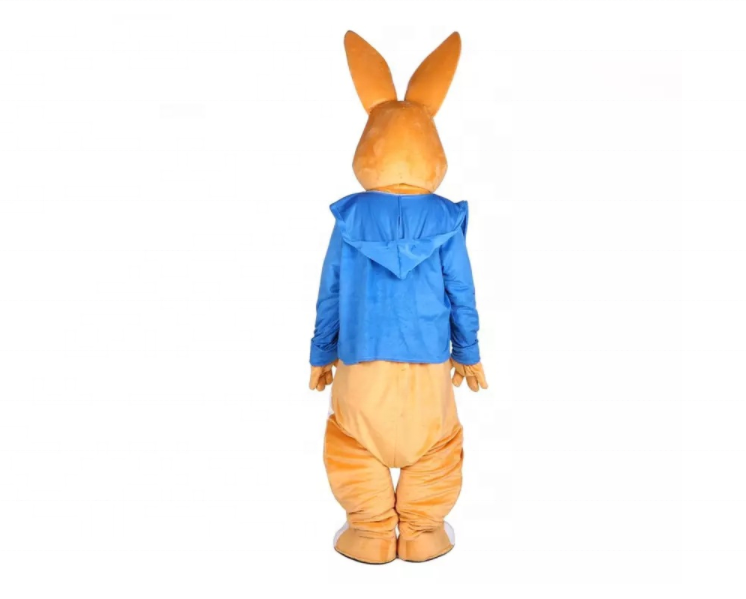 Hot Sale New Arrival Cheap Price  Adult Size Human Inside Walking Waring Rabbit Bunny Mascot Costume