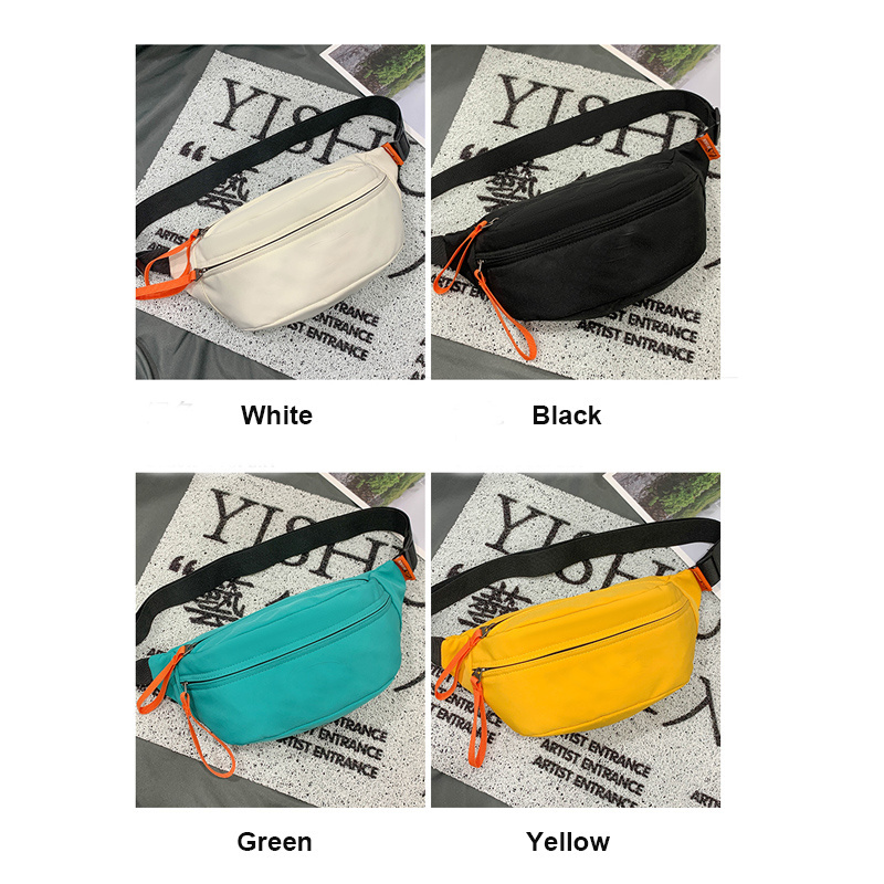 Fashion high quality polyester designer waist belt bag wholesale women men custom fanny packs