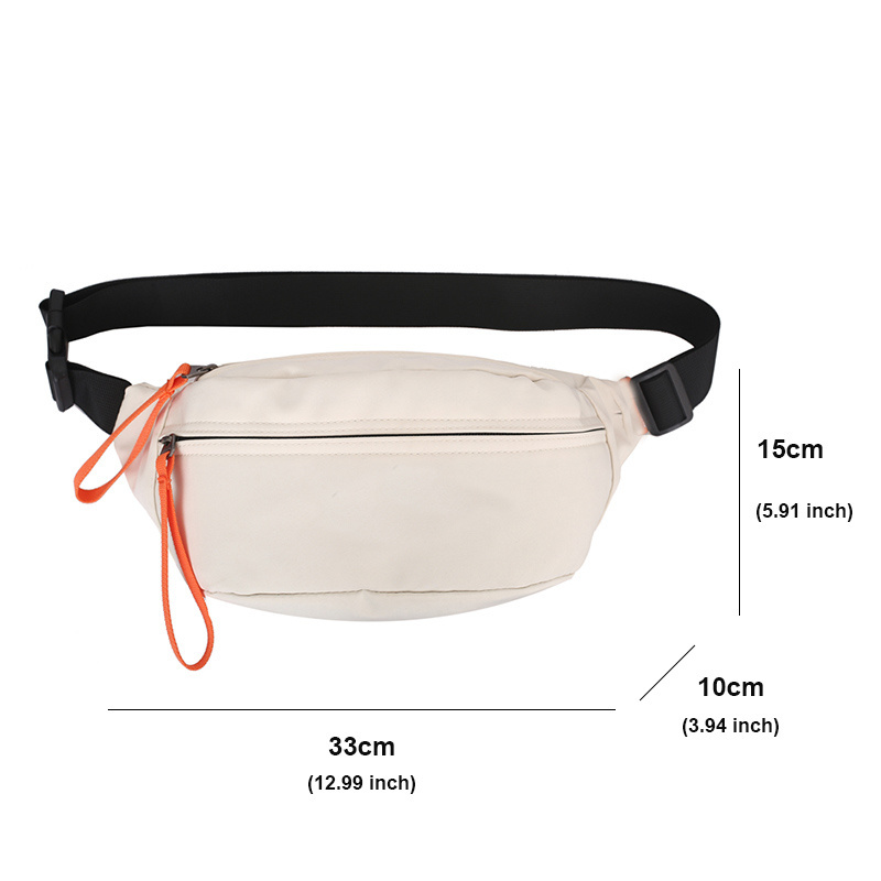 Fashion high quality polyester designer waist belt bag wholesale women men custom fanny packs