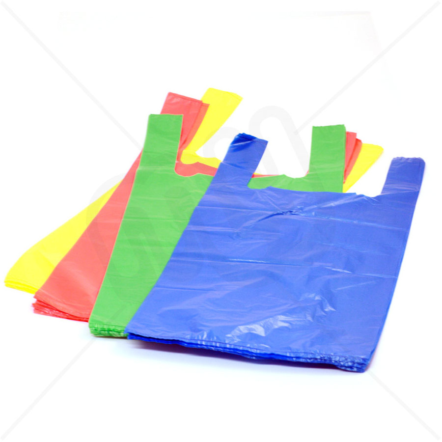 HDPE/LDPE t-shirt shopping polythene bag/supermarket grocery retail sack shopping 2022 wholesale