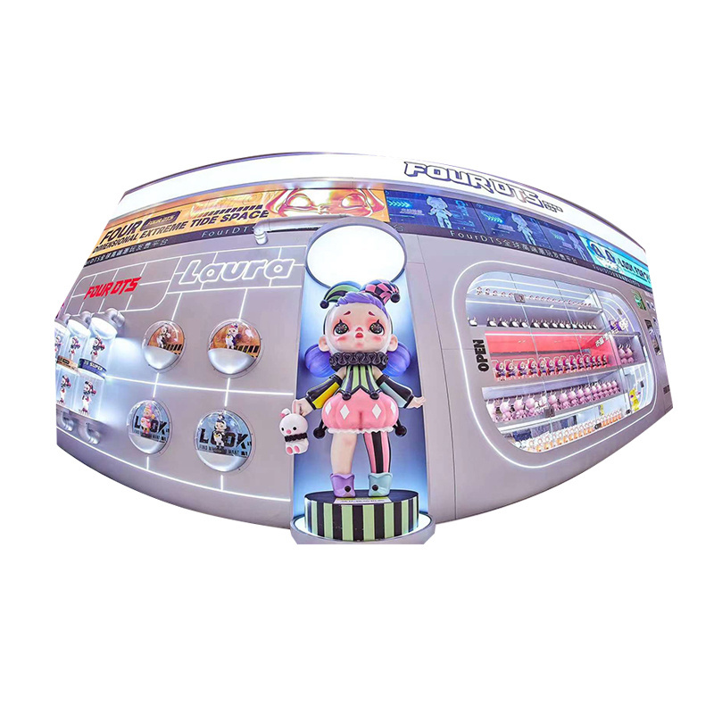 Custom Fashional Design Stacked Anime Doll Display Wholesale Toy Pop Up Display Stand