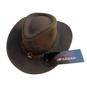 2023 Premium leather western Vintage Fashion Cowboy Hat  | Genuine  Leather Australian Cowboy  Hat