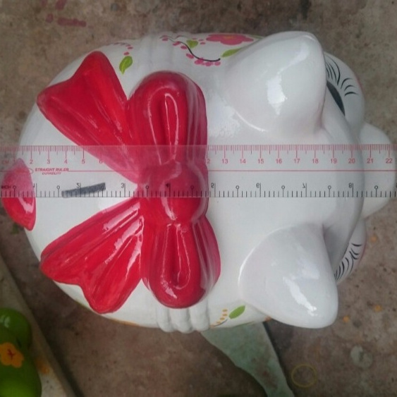 [HOT DEAL 2023] Ceramic Piggy Bank with Polka Dots Wholesale 2023 with HIGH QUALITY and COMPETITIVE PRICE