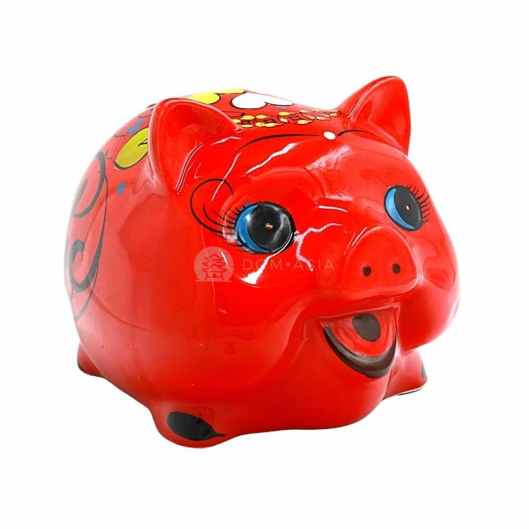 [HOT DEAL 2023] Ceramic Piggy Bank with Polka Dots Wholesale 2023 with HIGH QUALITY and COMPETITIVE PRICE