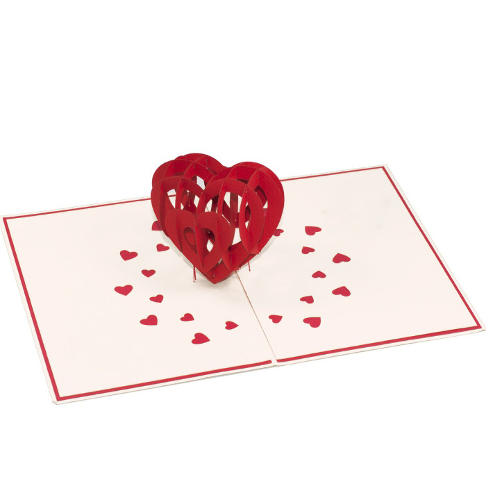 Good Price and Lovely Elegant Envelope Heat Transfer Print Bulk Pop Up Love Greeting Cards Vietnam - WHOLESALE 3D CARD