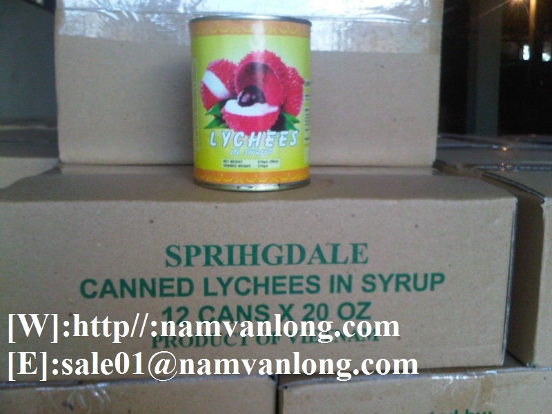 CANNED LYCHEE in Syrup/ Cannned LYCHEE for Exporting/ 20oz, 30oz, 30A Canned Lychee