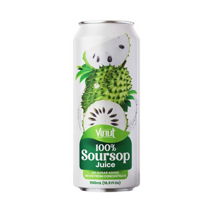 500ml VINUT NFC 100% Pure Soursop Juice Drink  No Sugar Added, Free Sample, Ready To Ship (OEM, ODM)