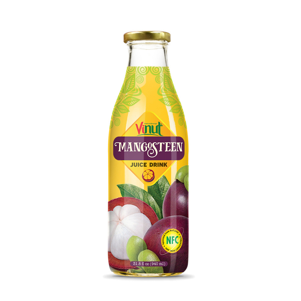 High Quality 290ml fruit flavor basil seed drink Grape Flavor Glass bottle