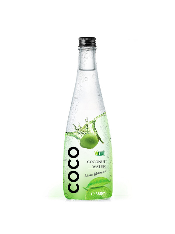 750ml glass bottle VINUT Manufacturer Pure Coconut water with Mangosteen juice