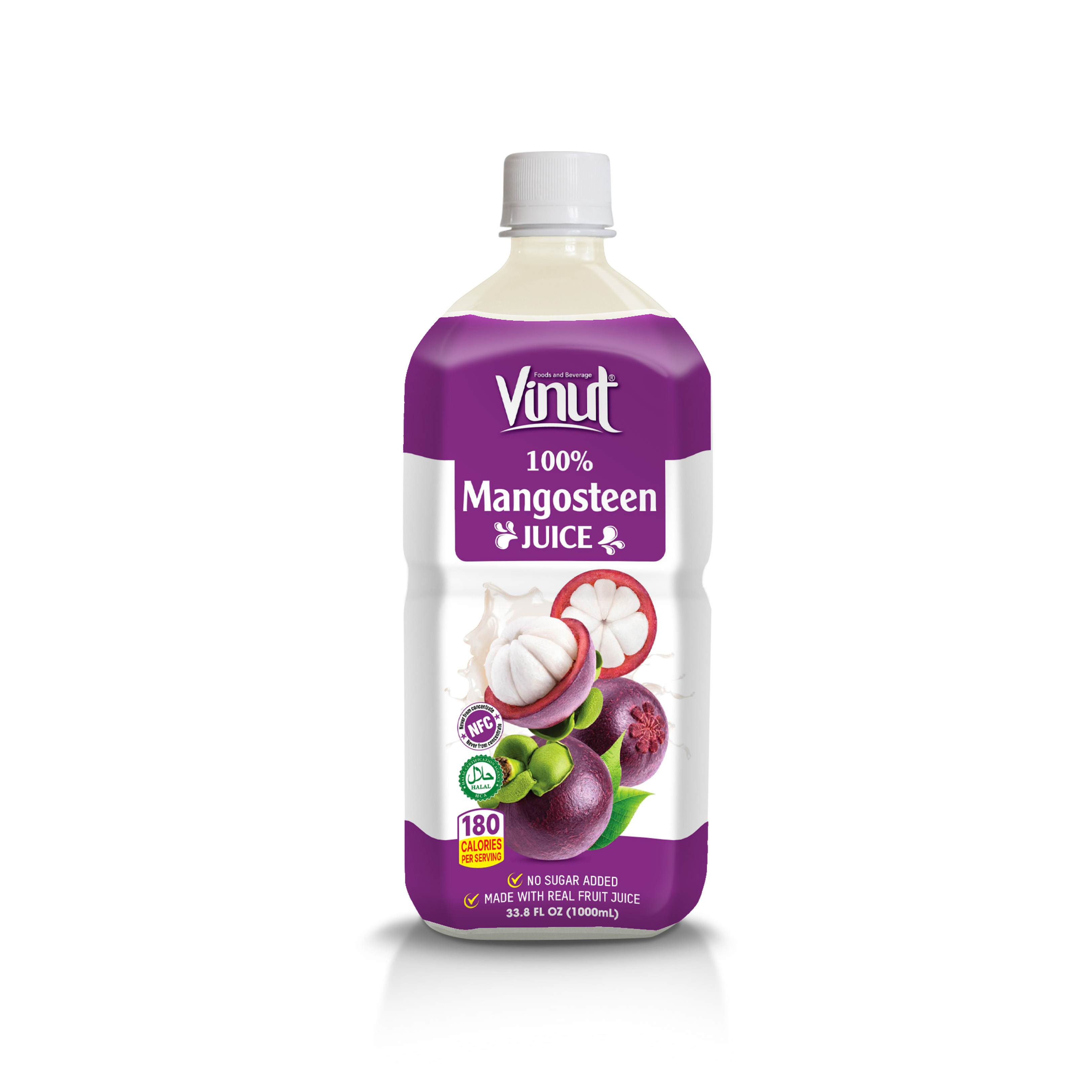 33.8 Fl Oz 100% Mangosteen Juice Made No Sugar Added Free Sample, Private Label, Wholesale Suppliers OEM, ODM