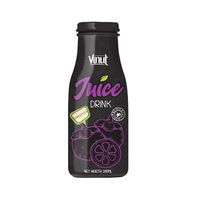 High Quality Glass bottle fruit juice - fresh mangosteen fruit for sale Juice Drink 280ml with Certification Approved