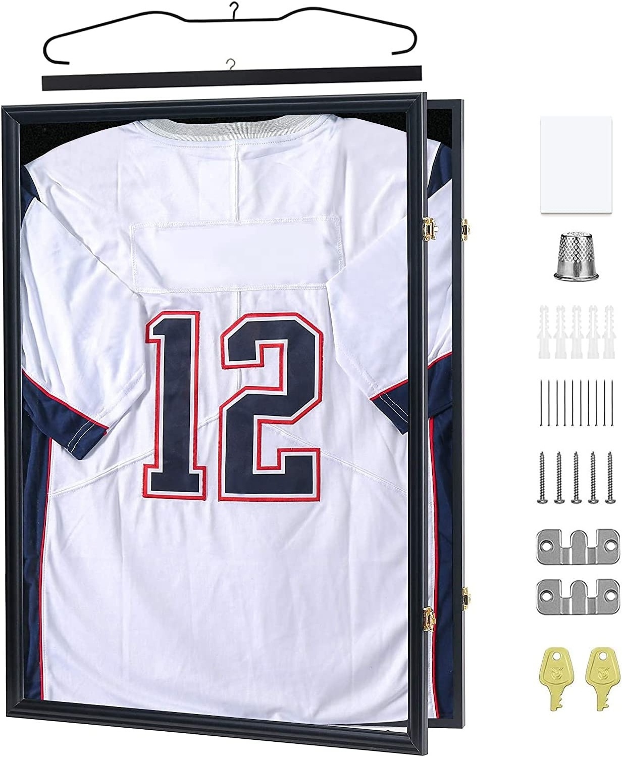 Big Jersey Case Acrylic Display Cases Shadow Box for Baseball Basketball Football Soccer Sport T Shirt Wholesale Jersey Frame