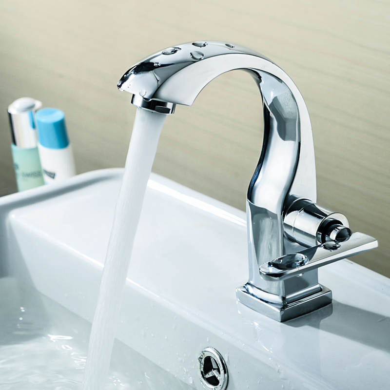 Single Cold Bathroom Faucets Zinc Basin Faucets for Bangladesh and Pakistan