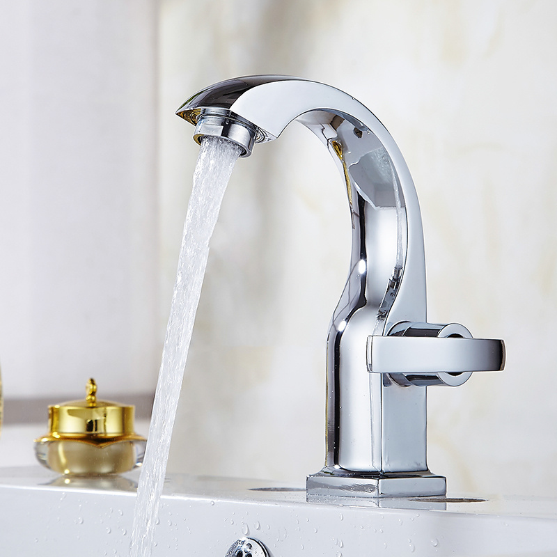 Single Cold Bathroom Faucets Zinc Basin Faucets for Bangladesh and Pakistan