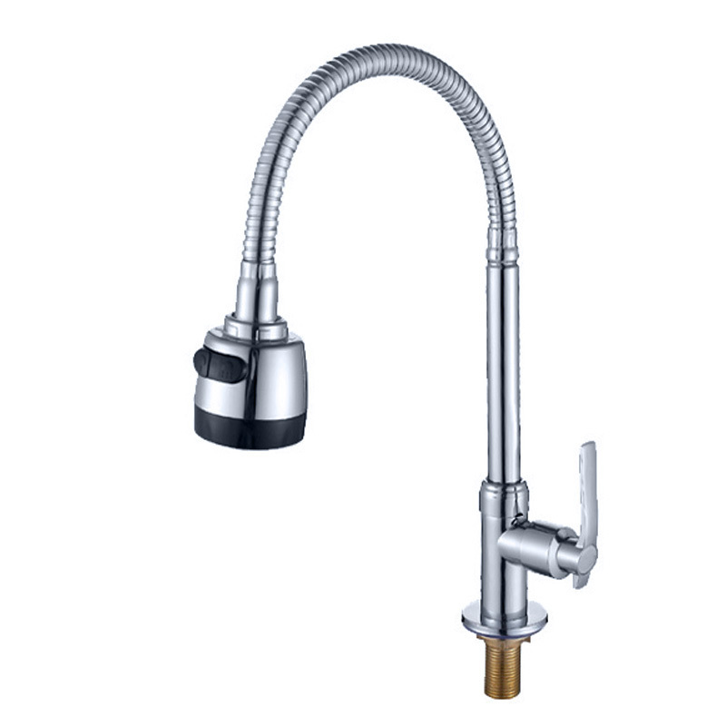 Water Black Chrome Kitchen Cheap Bsain Faucets Mixers Taps Sink Flexible Stainless Steel Faucet