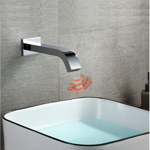 Brass Wall Mounted Integrated type Automatic Sensor Faucet for Bathroom and Kitchen