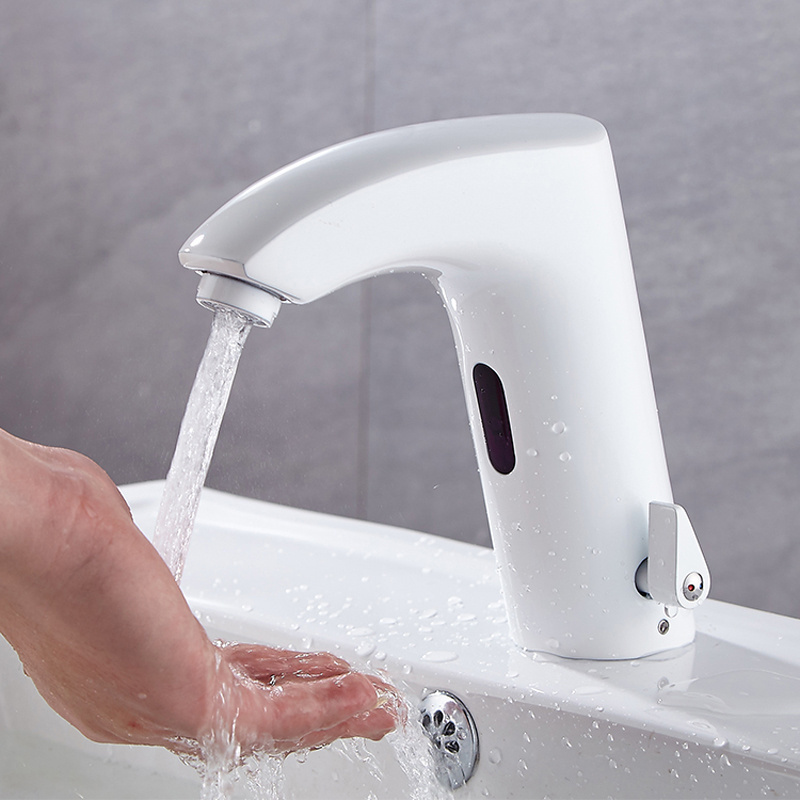 Bathroom Toilet Brushed Water Saving Touchless Automatic Infrared Sensor Faucet