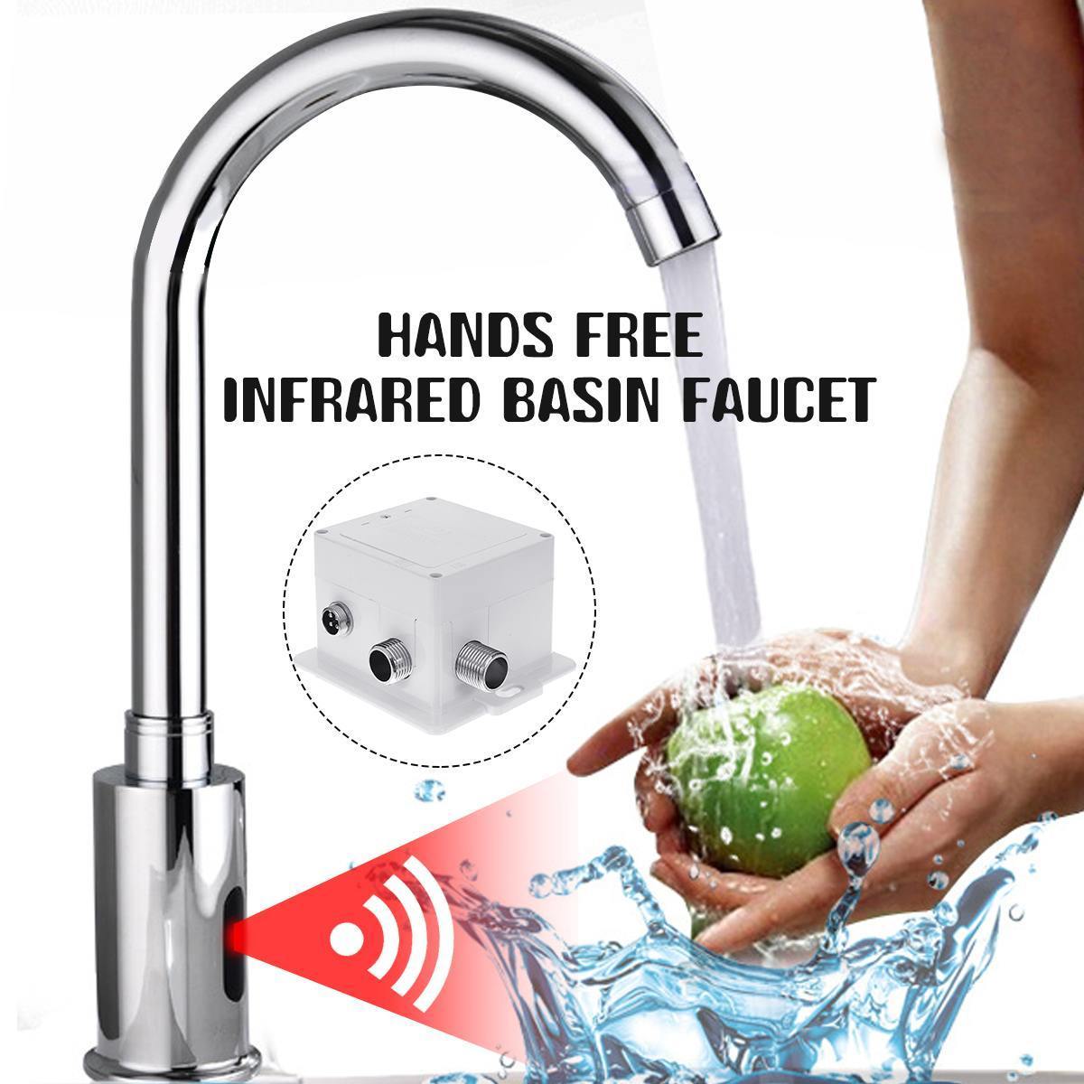 Intelligent Sensor Automatic Touchless Infrared Sink Faucet for Kitchen and Bathroom