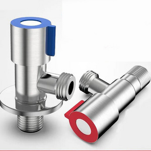 Stainless steel Angle valve toilet water heater water stop valve into a double hot and cold available triangle valve