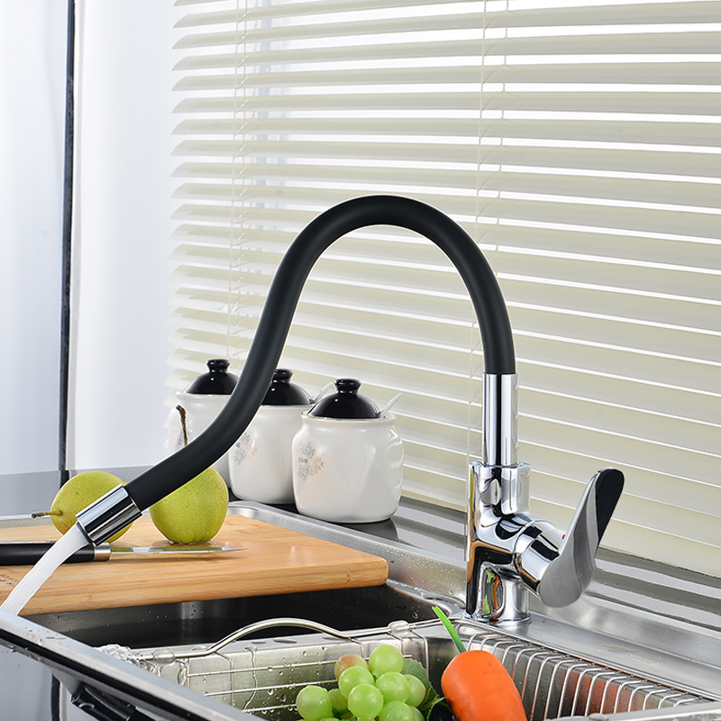 high pressure gold flexible hose single hole faucet tap sinks kitchen sink mixer taps wall mounted hidden kitchen faucet