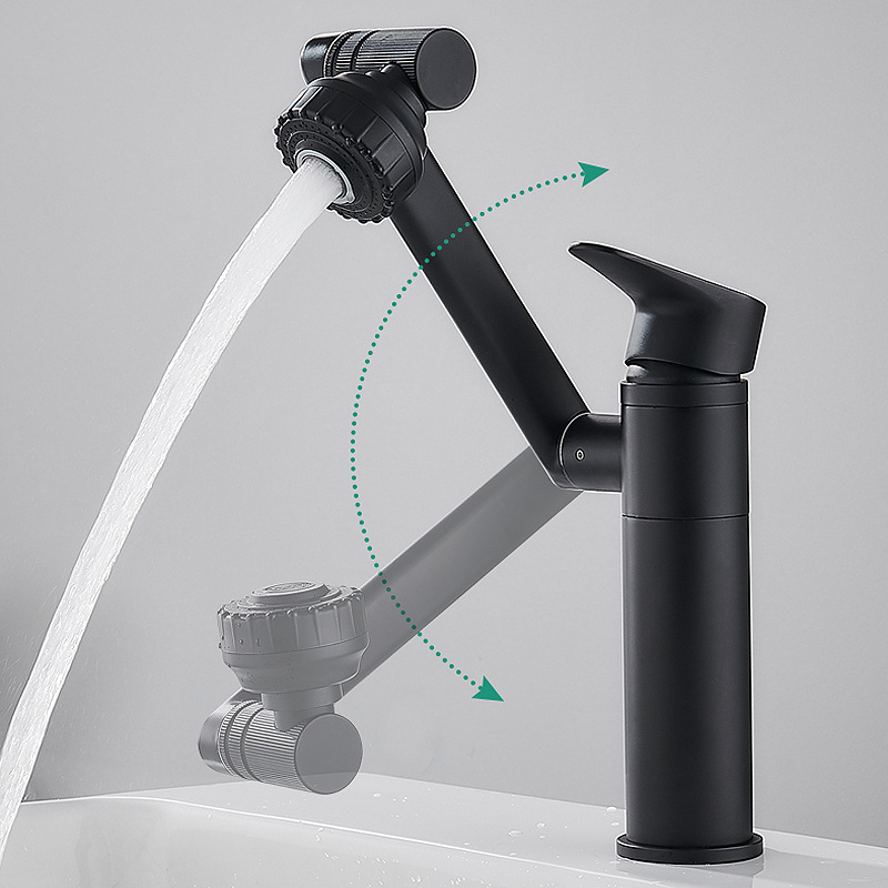 Oem Swivel Robotic Arm Extension 1080 Rotating Splash Filter Faucet