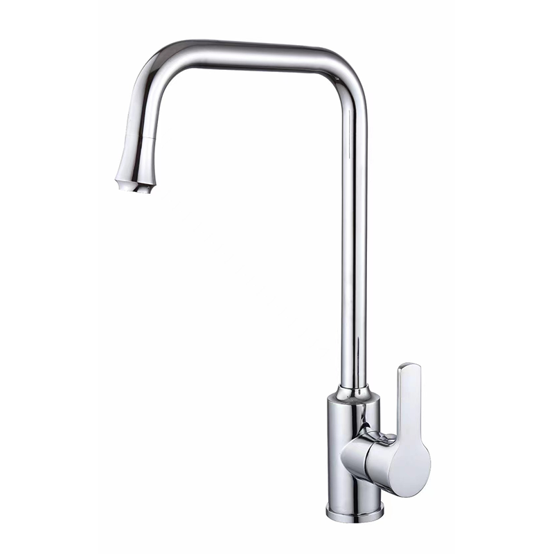 Factory Wall Bridge Faucet Gold Two Handles Sink With Stainless Steel Kitchen Tap