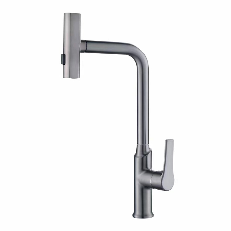 Factory Tap Granitan Pullout Foldable Square With Kitchen Faucet 4 Way