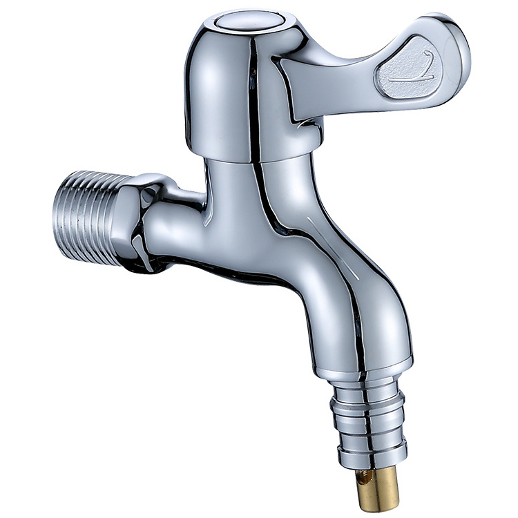 Oem Handle Lever Polish Chrome 1/2 Nickel Plated Water Tap Faucet For South American Brass Bibcock Valve