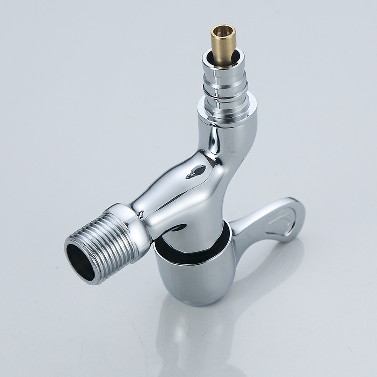 Oem Handle Lever Polish Chrome 1/2 Nickel Plated Water Tap Faucet For South American Brass Bibcock Valve