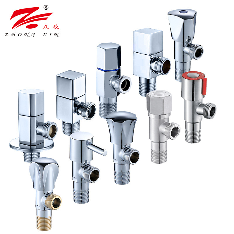 Bathroom Fittings Ms Stainless Cold Water Images Angle Cock Stop Valve Chrome Plated SS Iron Angle Valve