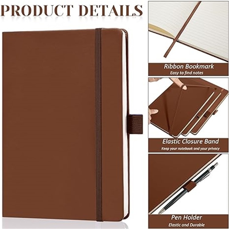 Manufacturer Journal A5 Softcover PU Leather Note Book Business Office Notebook With Custom Logo