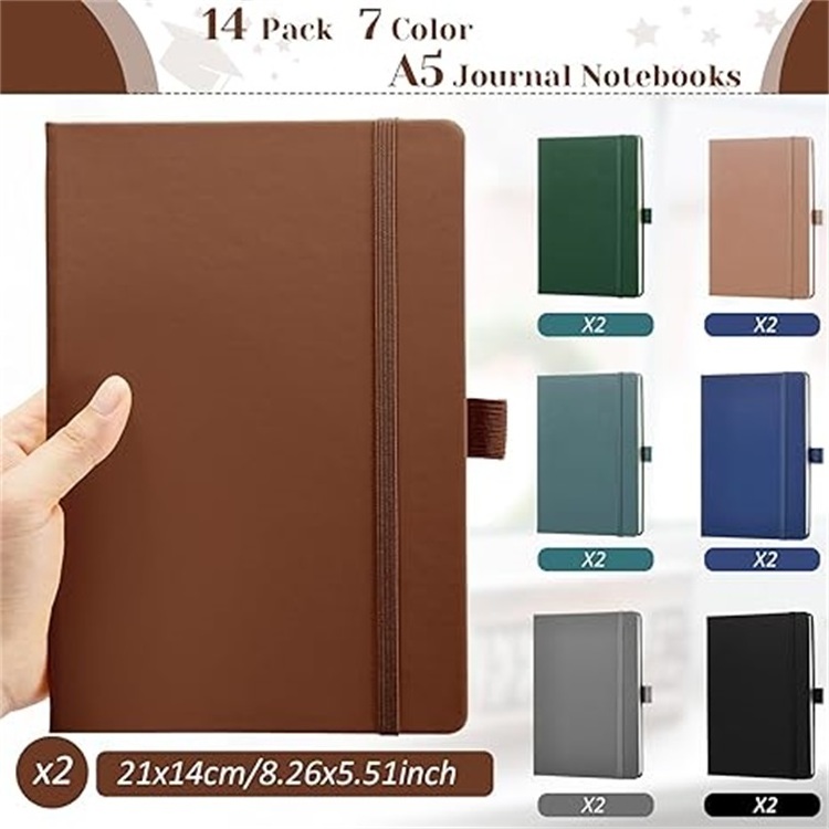 Manufacturer Journal A5 Softcover PU Leather Note Book Business Office Notebook With Custom Logo