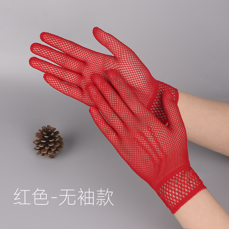 New Party Sexy Dressy Gloves Women High Quality Lace Gloves Paragraph Wedding Gloves Mittens Accessories Full Finger Girls