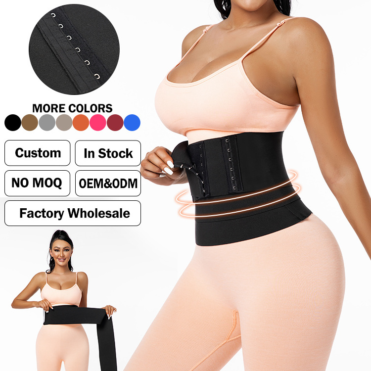 Wholesale-Waist- Wraps Shaper 4 Meter Women Tummy Wrap Tummy Magic Wrap Round Waist Tape Slimming Waist Trainer For Women