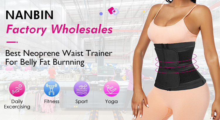 NANBIN Triple Cincher Waist Trainer Latex no Hooks Hourglass Girdle Shaper Adjustable Hourglass Bandage Waist Trimmer Belt