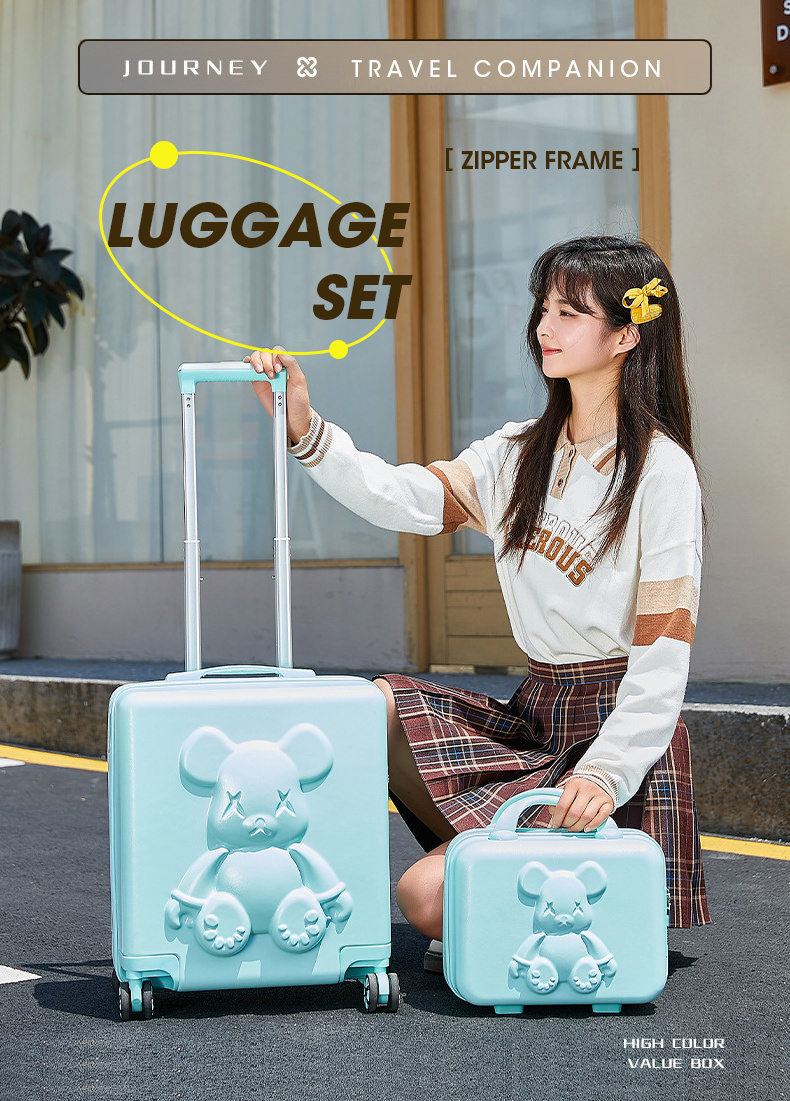 Cute spinner luggage online