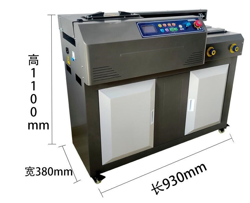 Side gluing electronic book glue binding machine automatic perfect book binding machine glue A4 size