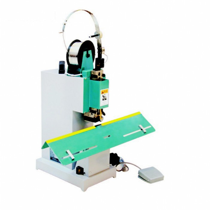 DTD-101 electric book binding machine flat saddle stitching machine wire book single head wire staple machine