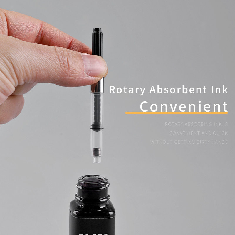 High Quality Fountain Pen Parts Universal Fountain Pen Ink Converter Standard 2.6mm Push Piston Fill Ink Absorber