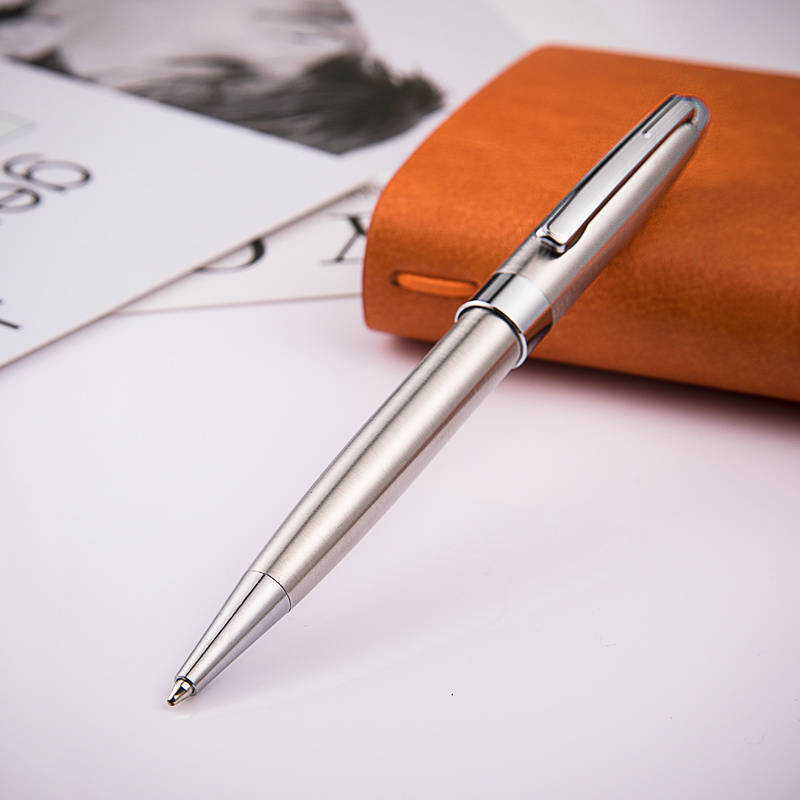 Luxury Stainless Steel  Metal Promotional Stationary Office Ball Pen with Parker Pen Refill